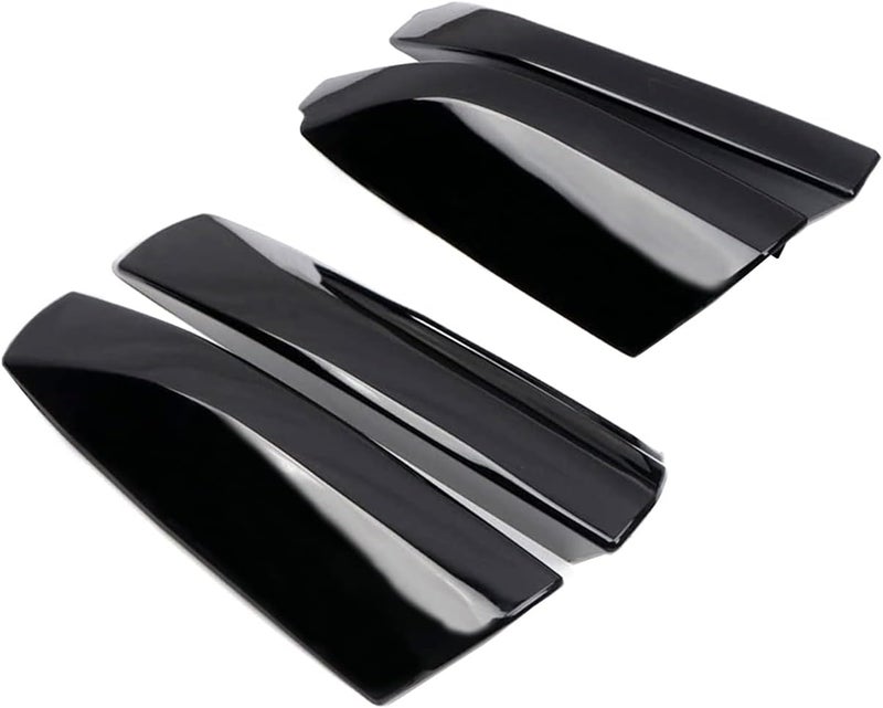 Tocatus Roof Cargo Rack Rail End Cover Shell Cap Trim for Toyota Highlander 2008-2013, Black, 4pcs - Image 2